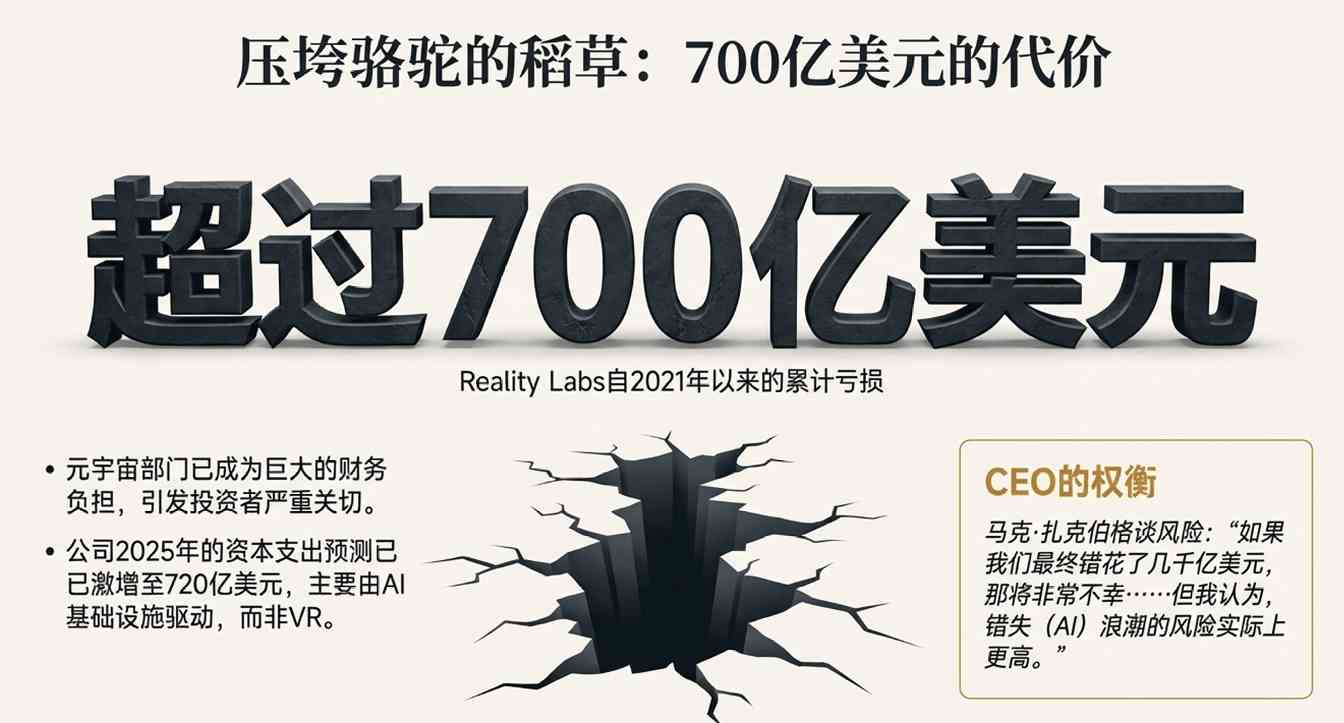 改名有多狠,打脸就有多疼!烧光700亿后,扎克伯格戳破元宇宙泡沫,网友:早该认怂了