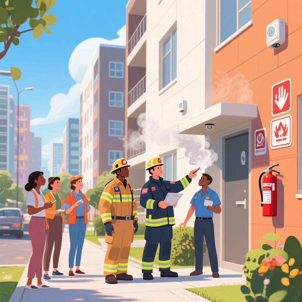 济南市莱芜区凤城街道都市花园社区：多方协作查隐患 守护居民消防安全